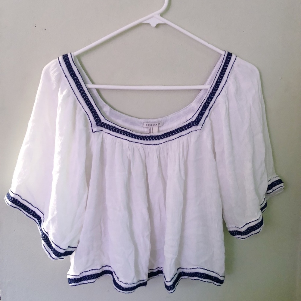 forever 21 cropped shirt